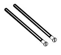 Regiplast CE710 Jeu de vis d'extension pour Contre-Plaque. pour réservoir Evo 670 et bi Debit 750-cesame ce70/ce2570/ce3070/ce3070u-futura 740, Orange