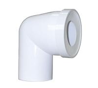 Regiplast PCM93 Pipe Courte mâle ø 93 x 130 mm, Blanc