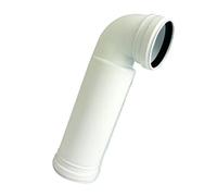 Regiplast PM190 Pipe d Evacuation recoupable pour bati-Sortie Verticale ou horiz-PVC 90-100 mm bâti Evo 30670u-cesame futura74 Mural et autoportant-bi Debit 30750u, Blanc