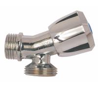Regiplast RML Robinet M.A.L incliné 1/2"-3/4", Argent