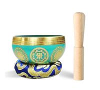 REGIS Ensemble de bols chantants tibétains pour la guérison et la pleine conscience (bleu ciel, 7,6 cm)