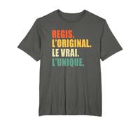 Regis L'original Le Vrai L'unique Cadeau Personnalisé Humour T-Shirt