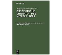 Register Der Drucke, Sonstigen Textzeugen, Initien