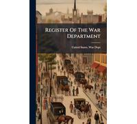 Register Of The War Department