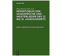 Register Zum Katalog Der Texte