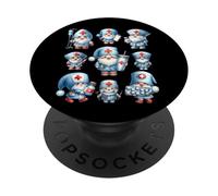 Registered Nurse Graphic for Women & Men Funny Doctor GNOME PopSockets PopGrip Adhésif