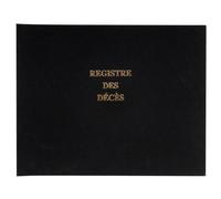Registre 24x32cm des décès pour les hôpitaux, étab. sociaux (maisons de retraite) ou médico-sociaux - 100 pages