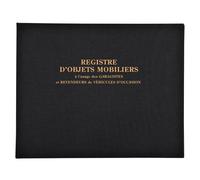 Exacompta Registre 4441E 24/32 objet mobilier spécial garagistes 100 pages
