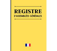 Registre assemblée générale: Livre des Assemblées Générales | 120 pages