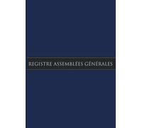 Registre Assemblées Générales