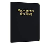 Registre Classeur ACTIONNAIRES Mouvements des Titres - Registre légal avec Recharge 50 feuillets - UTTSCHEID - 20