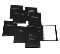 Exacompta Registre classeur 462100-065 32x26 cm 4 anneaux 100 feuillets Assemblée générale