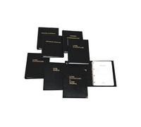 Exacompta Classeur juridique Réf.46230E 4 anneaux noir 32x26 cm recharge 100 feuillets numérotés