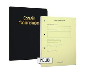 Registre Classeur Conseils d'Administration avec Recharge de 100 feuillets numérotés - UTTSCHEID