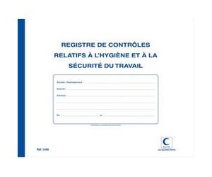 Registre 'Contrôles relatifs à l'hygiène & la sécurité'