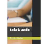 Registre de 100 pages lignées et numérotées - Cahier de brouillon format Vertical