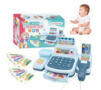 Registre de caisse à la caisse, faire semblant de jouer l'argent avec le caissier, Play Store avec un scanner simulation, des jouets d'apprentissage d'interaction parent-enfant