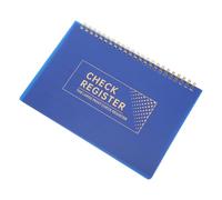 Registre de Chèques pour Compte Personnel et Entreprise Bleu
