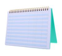Registre de Chéquier Personnel Vert, 60 Pages, Sections Divisées | Organisation Détaillée, Portable, Usage Prolongé, Design Polyvalent, pour Suivi des Comptes et Dépôts