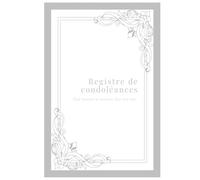 Registre de condoléances: 7 x 10 po Format 18 × 26 cm Couleurs intérieures 76 pages couverture brillante et rigide - Pour honorer la mémoire d'un être cher
