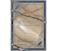 Registre de condoléances: 7 x 10 po Format 18 × 26 cm N&B 76 pages couverture brillante Souple - Pour honorer la mémoire d'un être cher