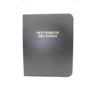 REGISTRE DE MOUVEMENTS DES TITRES 50 FEUILLETS + COMPTES D'ACTIONNAIRES 25 FEUILLETS