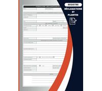 Registre de Réclamations et Plaintes: Pour un Meilleur Suivi et Traitement des Doléances