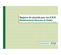 Registre de sécurité incendie pour les établissements recevant du public Exacompta 6623E