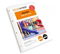 Registre de sécurité obligatoire "Aire de jeu" pour ERP - A4