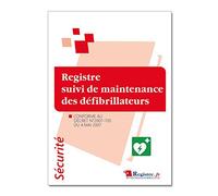 Registre de suivi de maintenance des défibrillateurs - P066