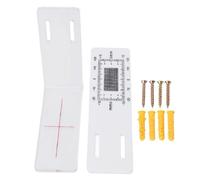 Registre de surveillance des fissures, moniteur de fissures révélateur | Moniteur de fissures murales de bâtiment en acrylique de type L - Registre de surveillance des fissures, moniteur de fissures