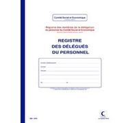 Registre 'Délégués du personnel', 40 pages, 320 x 240mm