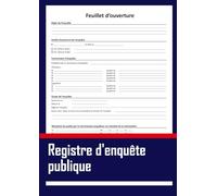 REGISTRE D'ENQUETE PUBLIQUE: 81 pages