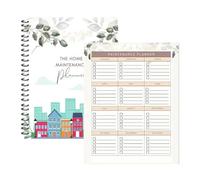 Registre d'entretien de la maison | Organisateur mensuel de rénovation - Checklist de mise à jour immobilière avec tableau clair pour appartements, villas, maisons en location