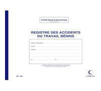 Registre des accidents du travail bénins - ELVE - A4 - 20 pages