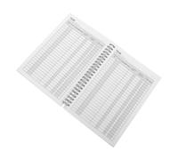 Registre des Chèques pour Compte Courant, Carnet Papier Plastique | Enregistrement Précis des Opérations, Reliure Robuste, Archivage Longue Durée, Usage Personnel et Professionnel