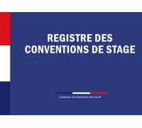 Registre Des Conventions de Stage: Pour gérer de manière efficace et conforme leurs engagements envers les stagiaires | 60 Pages