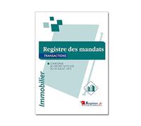 Registre des mandats transactions immobilières - M028