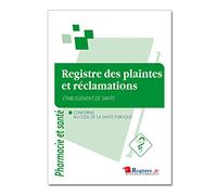 Registre des Plaintes et Réclamations - M073