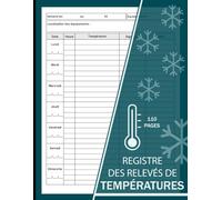 Registre des Relevés de Températures: Registre complet de contrôle des températures, Pour restaurants, hôtels, laboratoires et établissements alimentaires