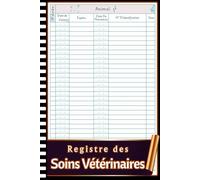 Registre Des Soins Vétérinaires: Registre Officiel Des Actes Vétérinaires | Suivi Complet Des Soins, Vaccinations Et Traitements