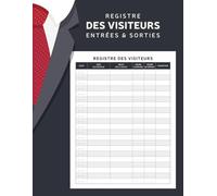 Registre des visiteurs - Entrées et sorties: Cahier d’accueil et de suivi des visiteurs | Plus de 2000 entrées | Registre A4 pour entreprises, écoles, bureaux, chantiers et établissements publics