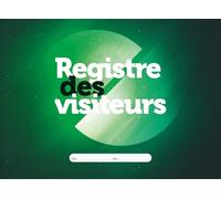 Registre des Visiteurs: Registre d’Accueil des Visiteurs | 2499 Visites à Consigner | Format Paysage - 150 Pages