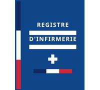 Registre d'Infirmerie: Registre de Soins Complet | Tableaux Grands Formats | Facilité de Prise de Notes