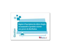 Registre d'Inscription des Objets Chargés, Recommandés et Produits Courrier avec Preuve de Distribution - M075