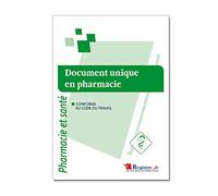 Registre - Document unique en pharmacie - M021