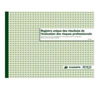 Registre Exacompta unique des résultats de l'évaluation des risuqes professionnels G
