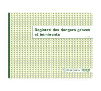 Registre imprimé des dangers graves et imminents Exacompta 6622E - 24 x 32 cm 20 pages