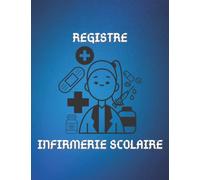 Registre Infirmerie Scolaire: Carnet pour consigner les soins donnés aux élèves | Pour infirmière suivi des entrée et sorties des consultants |Pour consigner 400 prises en charge d'élèves.
