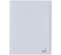 Registre Kangaro A4 fenêtre PP 120 microns 23r. 10 pièces - Gris